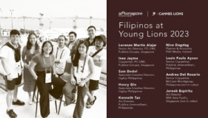 CANNES LIONS 2023: Filipinos at Young Lions 2023